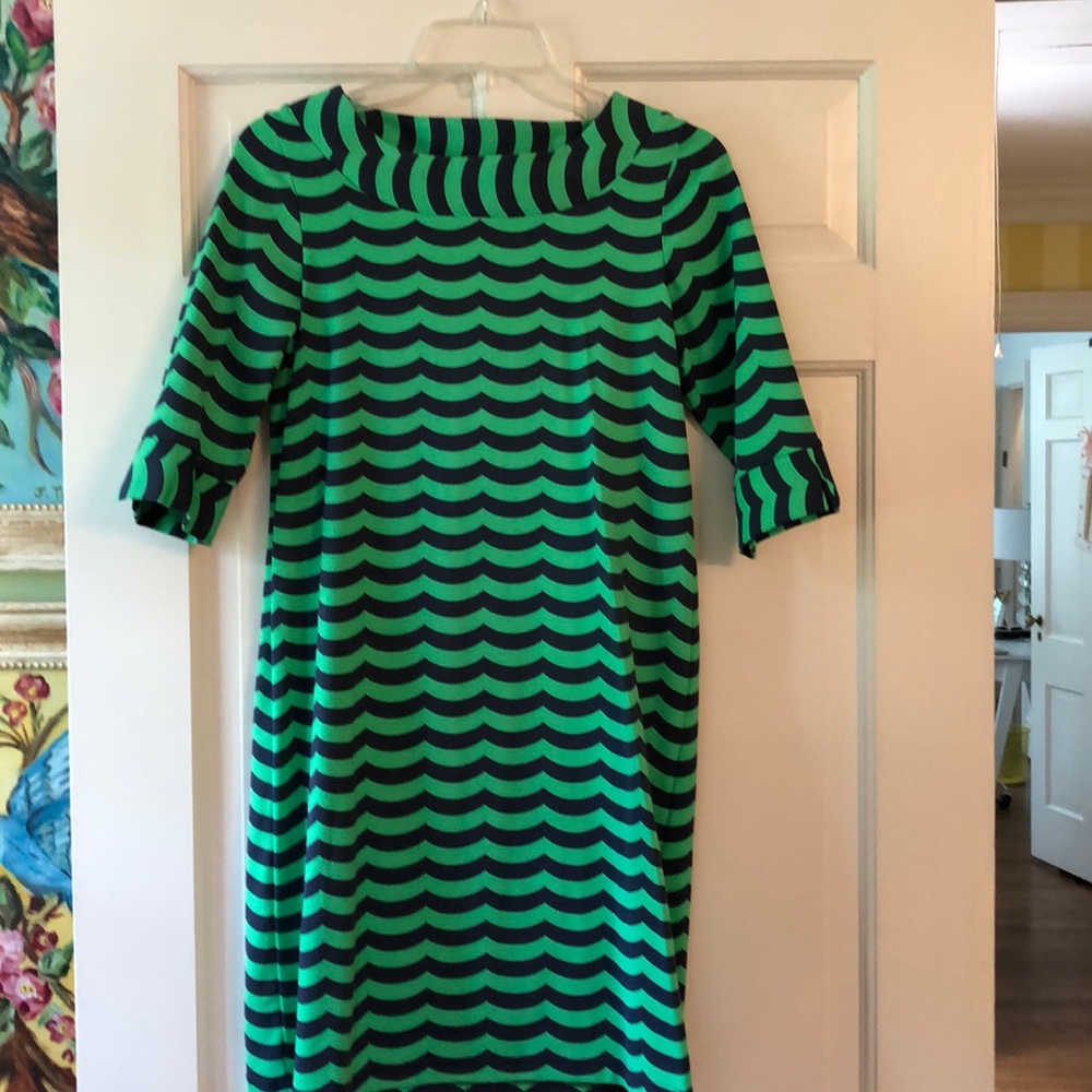 Sailor-Sailor Navy/Green Dress.